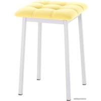 Табурет AMC Comfort 7.5.15 (ткань, желтый/серебристый)