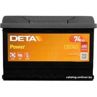 Автомобильный аккумулятор DETA Power DB740 (74 А·ч)