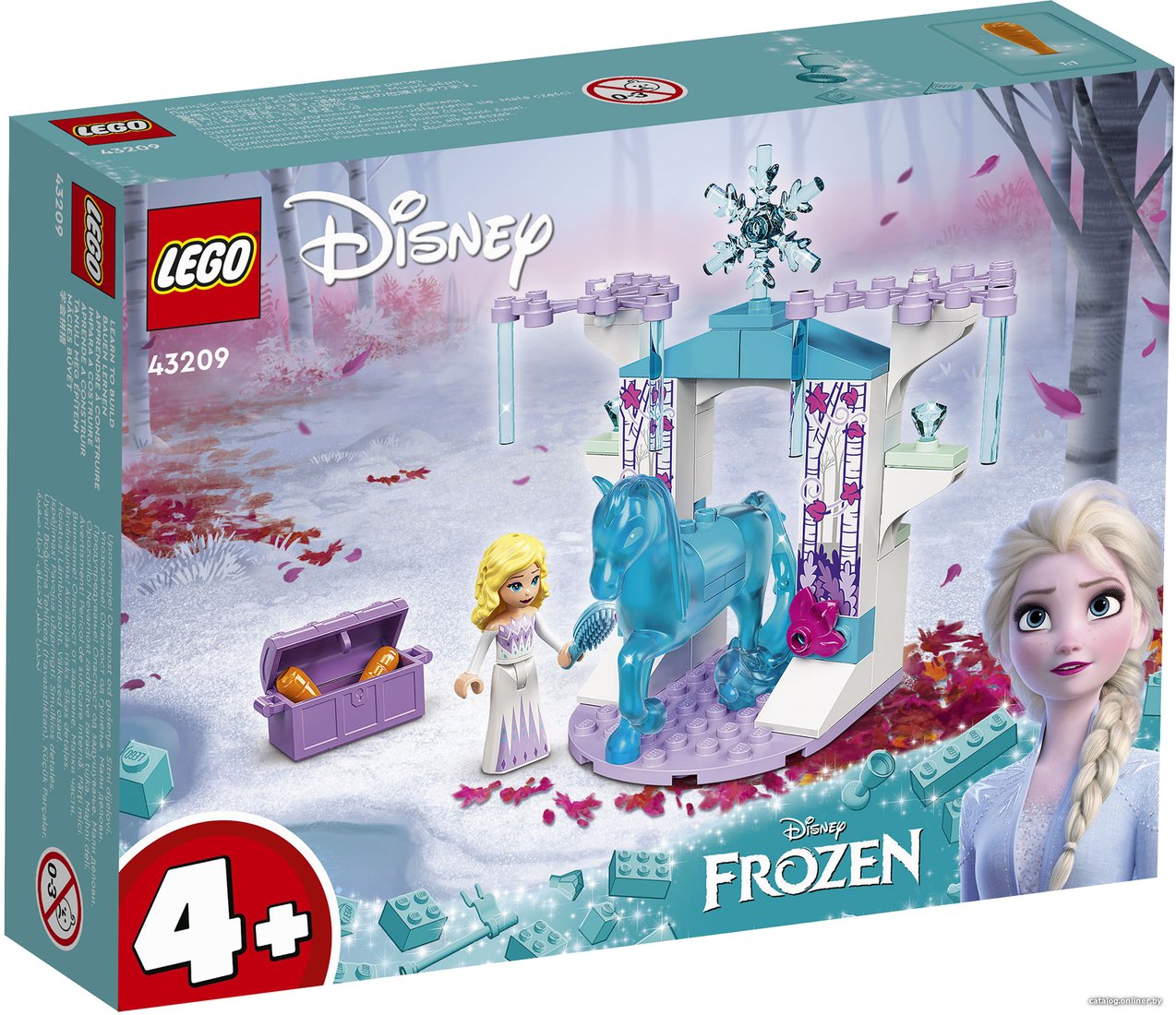Конструктор LEGO Disney Princess 43209 Ледяная конюшня Эльзы и Нокка