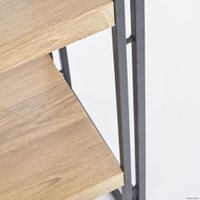 Стеллаж Halmar Bolivar Reg-1 (дуб золотой/черный)