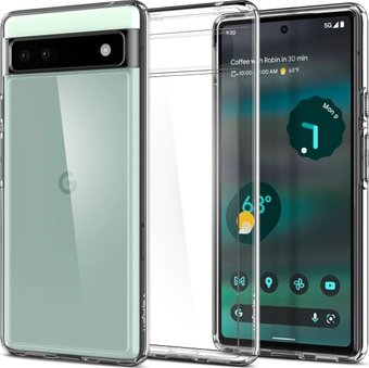 Чехол для телефона Spigen Ultra Hybrid для Pixel 6a ACS04477 (прозрачный)
