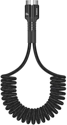 

Кабель Baseus Fish-Eye Fast Charging USB Type-C - USB Type-C (1 м, черный)