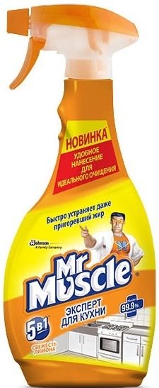 

Средство для кухни Mr. Muscle Эксперт Свежесть лимона 0.5 л