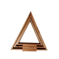 Елочка настольная Четыре Солнца Матрешки Pro деревянные (коричневый)