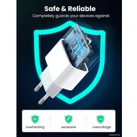 Сетевое зарядное Ugreen CD137 50698 (белый)