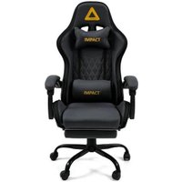 Игровое (геймерское) кресло King Style Impact Sueder Fabric Black (темно-серый/черный)