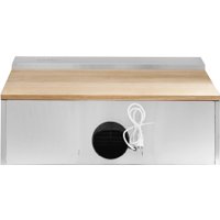 Кухонная вытяжка Elikor Фарм 90H-650-E3D (нержавеющая сталь/дуб неокрашенный)