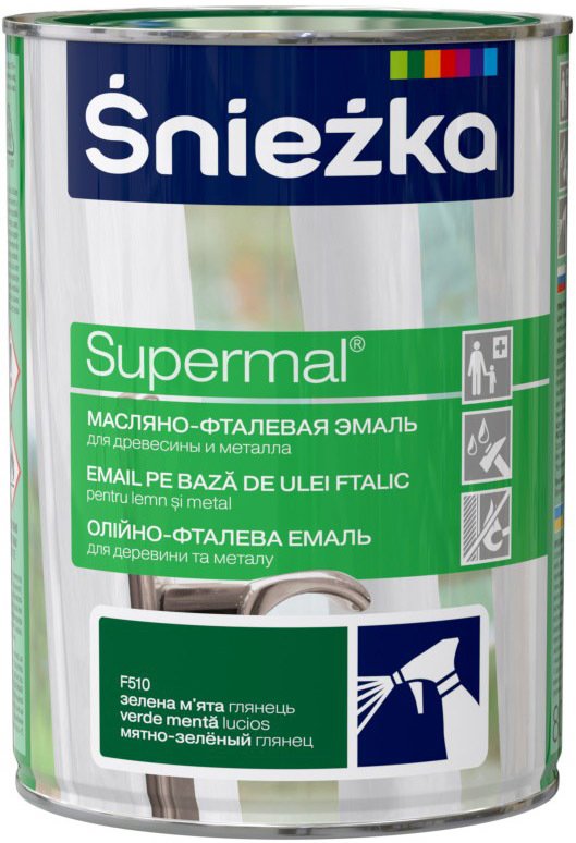 

Эмаль Sniezka Supermal Масляно-фталевая 0.4 л (RAL8002 орех средний)