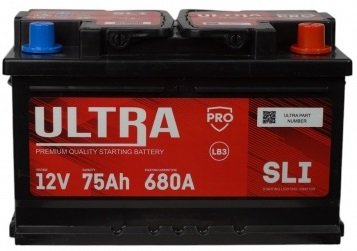 

Автомобильный аккумулятор Ultra PRO R+ низ (75 А·ч)
