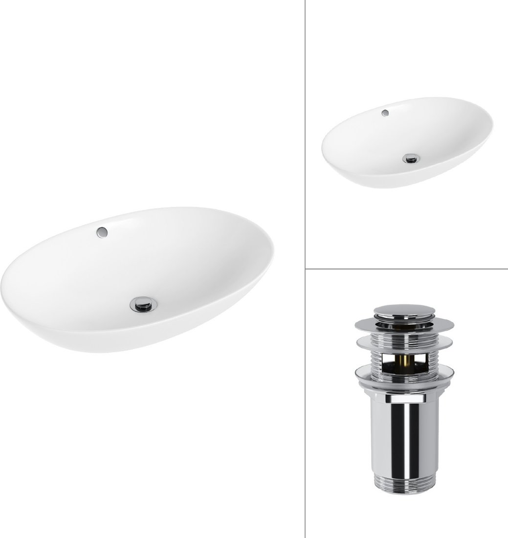 

Умывальник Lauter 21709 + клапан 21190CH