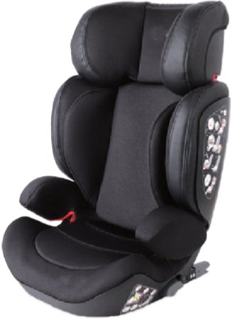 Детское автокресло ForKiddy Expert I-Fix (черный)