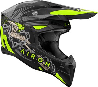Мотошлем Airoh WRAAAP Darkness WRD31-XXS (XXS, матовый)