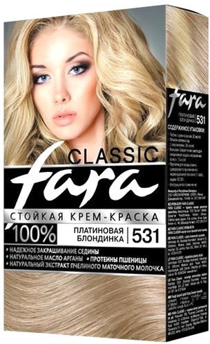 Fara Classic 531 платиновая блондинка 50 мл