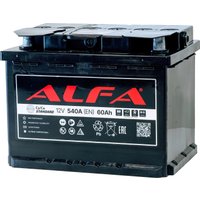 Автомобильный аккумулятор ALFA Standard 60 R+ (60 А·ч)