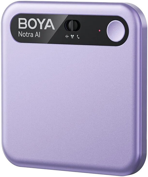 ИИ-диктофон BOYA Notra AI (сиреневый)