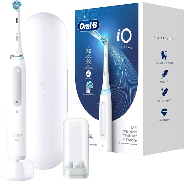 

Электрическая зубная щетка Oral-B iO Series 4 I1064.1B6.1DK 4210201414988 (белый)