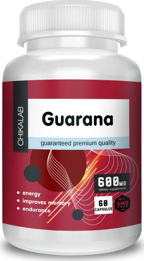 

Предтренировочный комплекс Chikalab Guarana (60 капсул)