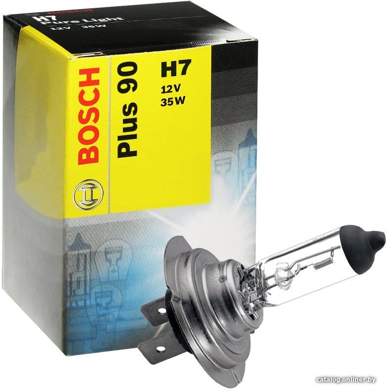 Галогенная лампа Bosch H7 Plus 90 1шт