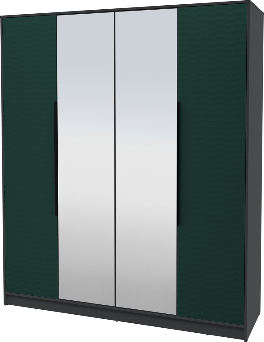 

Шкаф распашной Интерлиния Концепт Зодиак КТ-Ш4з (антрацит/изумруд)