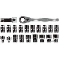 Набор трещотка с головками Yato YT-3865 (21 предмет)