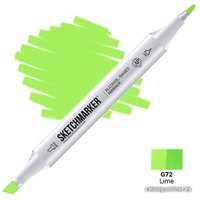 Маркер художественный Sketchmarker Двусторонний G72 SM-G72 (зеленый лайм)