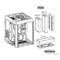 Корпус Thermaltake Level 20 HT Snow Edition CA-1P6-00F6WN-00