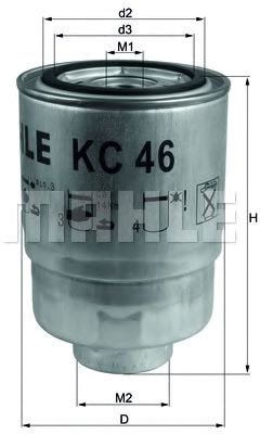 

Топливный фильтр Mahle Knecht KC46