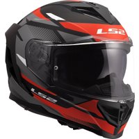 Мотошлем LS2 FF818 Storm III Komai (L, черный/красный)