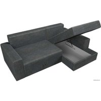 Угловой диван Mebelico Майами 15 114891 (правый, рогожка, серый)