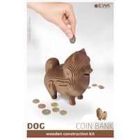 3Д-пазл Eco-Wood-Art Собачка - копилка
