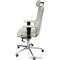 Офисное кресло Kulik System Elegance (с подголовником, белый)
