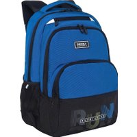 Школьный рюкзак Grizzly RU-530-6 (черный/синий)