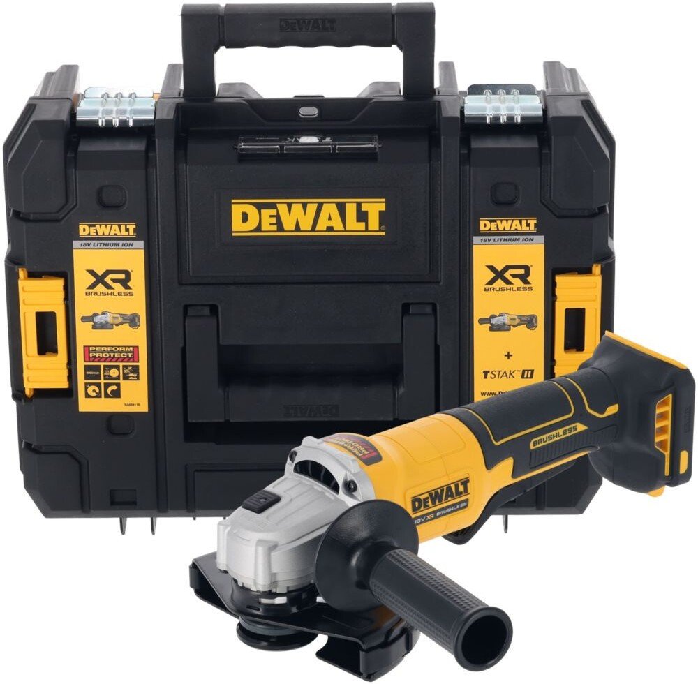 Угловая шлифмашина DeWalt DCG408NT (без АКБ, кейс)