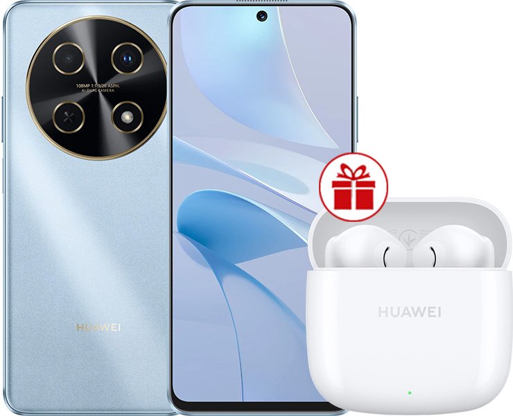 

Смартфон Huawei nova 13i 8GB/256GB (голубой) + наушники Huawei FreeBuds SE 2 по акции