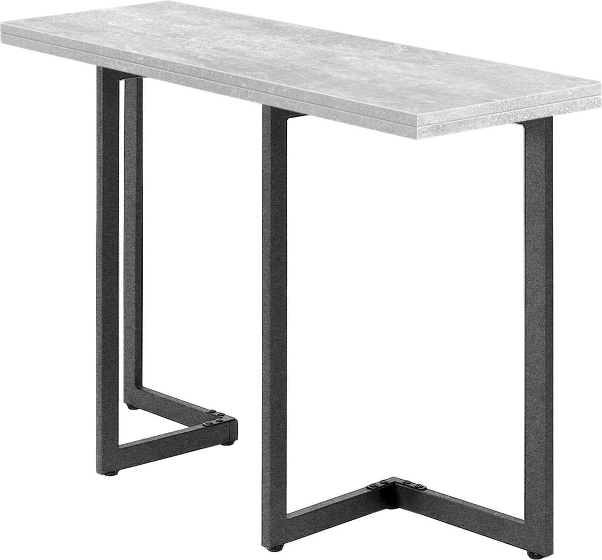 

Кухонный стол Millwood Арлен 3 38-76x147x76 (бетон/графит)