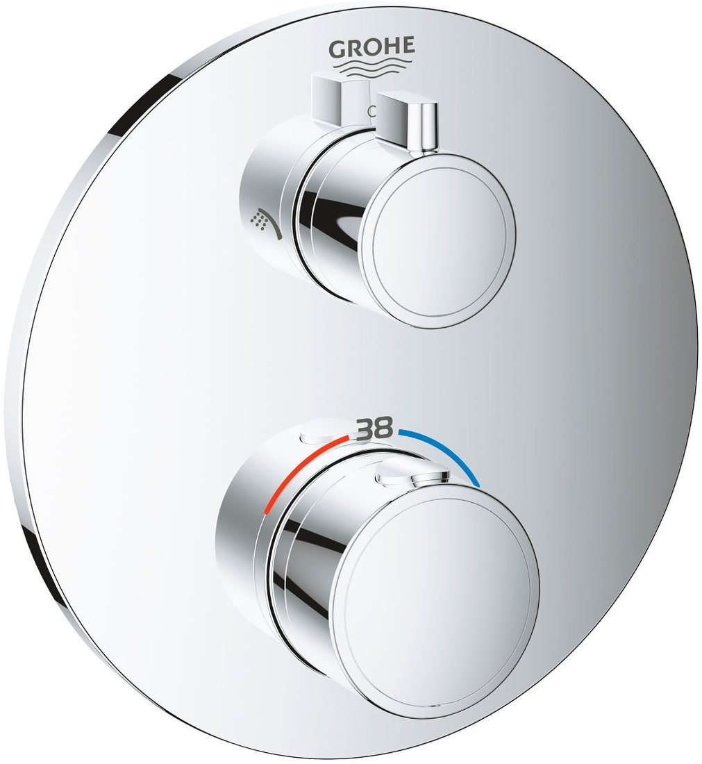 

Смеситель без скрытого механизма Grohe Grohtherm 24076000