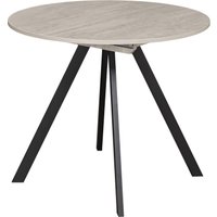 Кухонный стол Древпром М156 Пралеска ДП1-02-11 (шелковый камень/черный матовый)