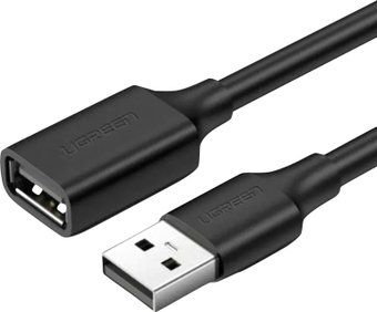 Удлинитель Ugreen US103 10313 USB Type-A - USB Type-A (0.5 м, черный)