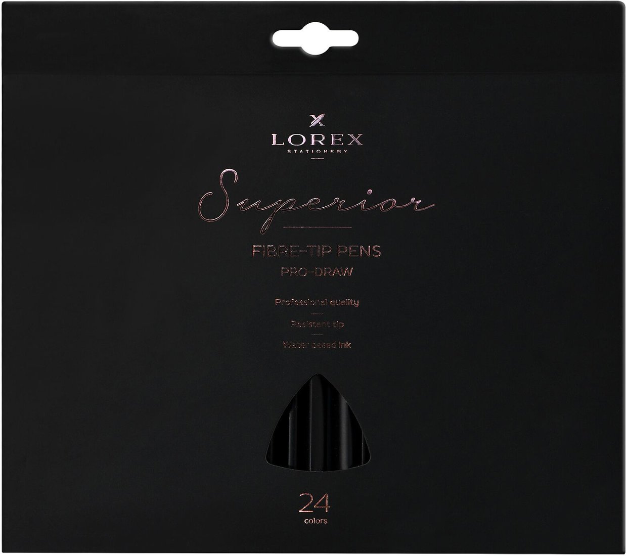 

Фломастеры Lorex Pro-Draw Superior LXFPPD24-SP (24 цв)