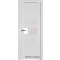 Межкомнатная дверь ProfilDoors 2.05XN L 60x200 (монблан, стекло lacobel перламутровый лак)