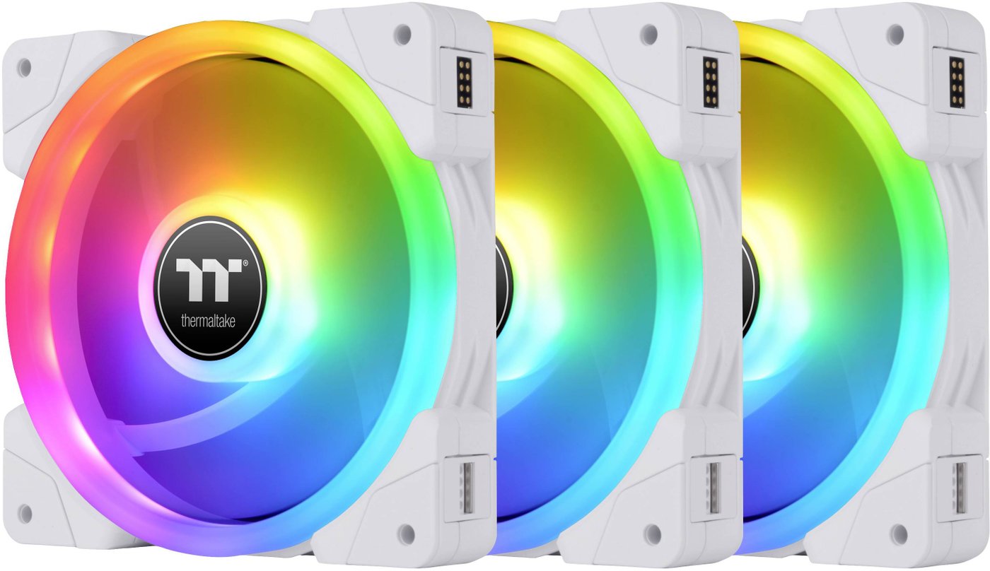 

Набор вентиляторов с контроллером Thermaltake SWAFAN EX14 RGB White TT Premium Edition CL-F162-PL14SW-A