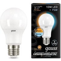 Светодиодная лампочка Gauss E27 10 Вт 2700 K [102502110-T]