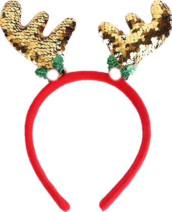 Парик Феникс-Презент Рожки золотые 87693