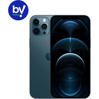 Телефон Apple iPhone 12 Pro Max 128GB Восстановленный by Breezy, грейд C (тихоокеанский синий)