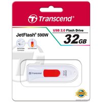 USB Flash Transcend JetFlash 590 32GB (TS32GJF590W)