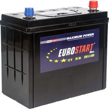 

Автомобильный аккумулятор Eurostart Blue Asia L+ (45 А·ч)