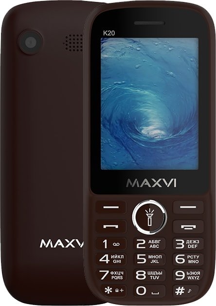

Телефон Maxvi K20 (коричневый)