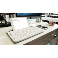 Клавиатура Logitech Bluetooth Multi-Device Keyboard K480 920-006365 (белый, нет кириллицы)