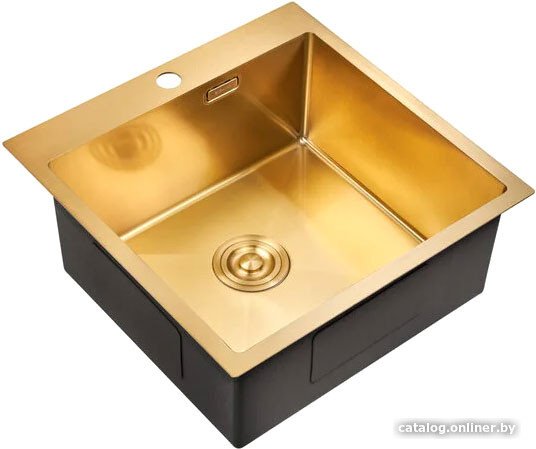 Кухонная мойка Milacio Denia 51 Steel MC.77488 (золотой)