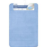 Коврик для ванной Вилина Велюр 7170 (50x80, голубой)